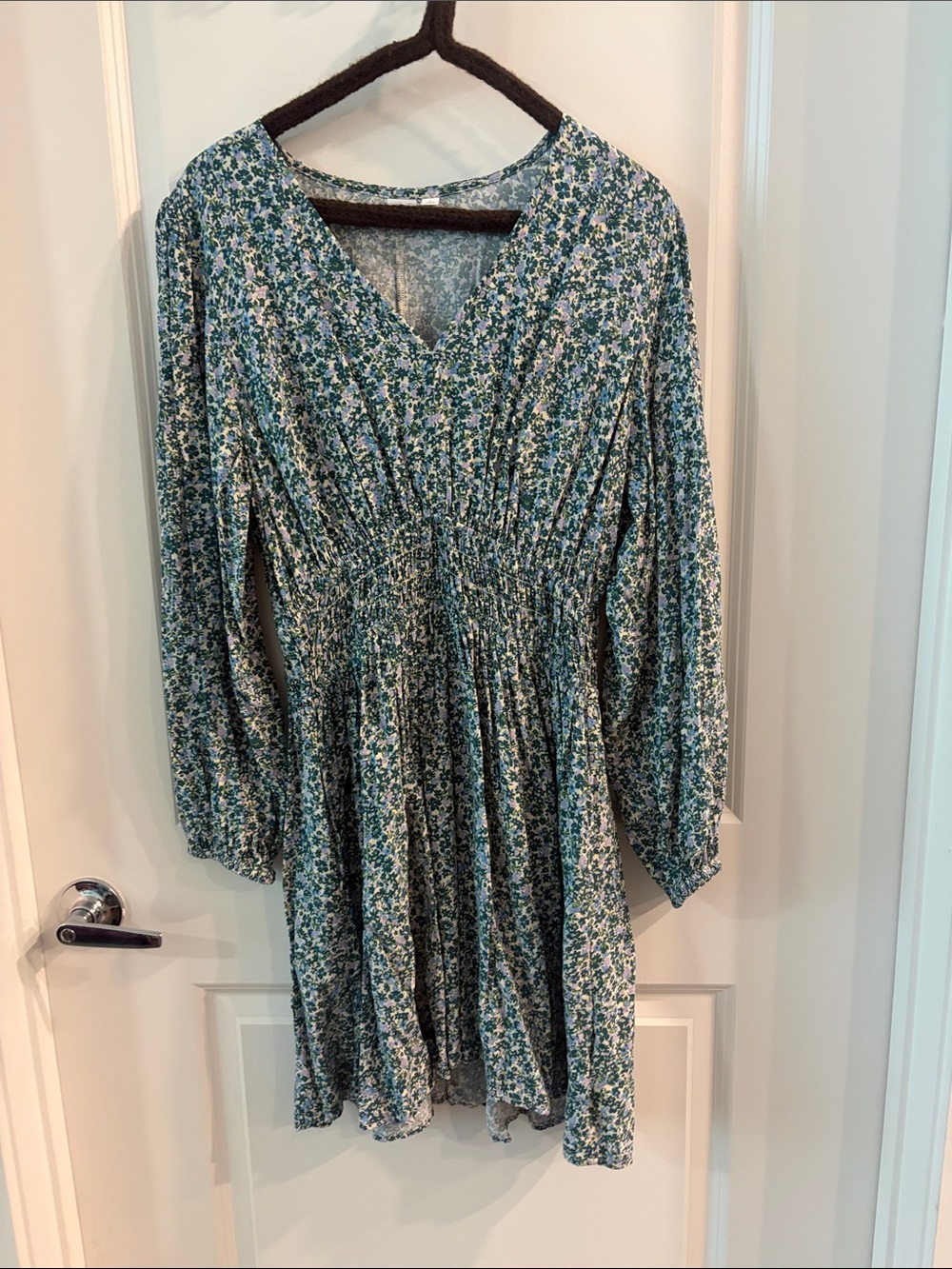 GAP Green Floral Mini Dress
